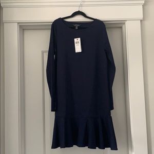 Polo girls dress navy 16 NWT